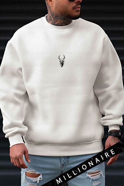 Millionaire Hanorac - Alb - Casual
