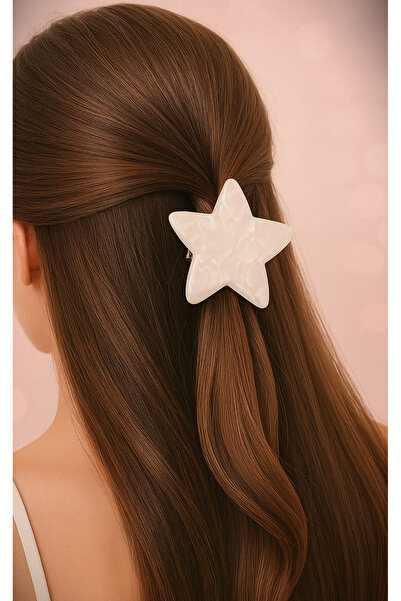 cityvision White Color Star Model Bone Latch Buckle 4 cm Small Size