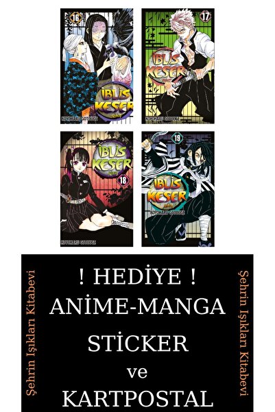 Gerekli Şeyler Yayıncılık İblis Keser 16-17-18-19 Manga Seti (4 KİTAP) / Demo...