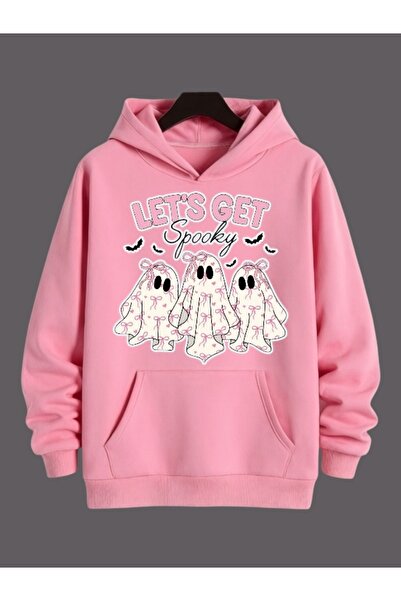 ArtYus Unisex Ghost Colorful Special cu imprimeu Cotton supradimensionat cu g...