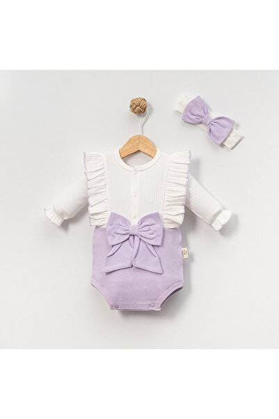 DIDuStore Çakar Baby Girl 6-9-12-18 Months Big Bow Romper