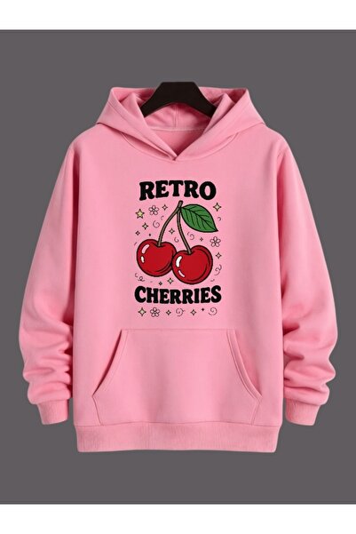 ArtYus Unisex Retro Cireșe Colorate Special cu imprimeu Bumbac supradimension...