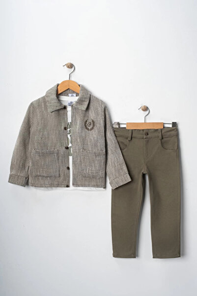 Bontino Αθλητικό σετ τριών τεμαχίων για αγόρια: Μπουφάν, Παντελόνι με Κέντημα...