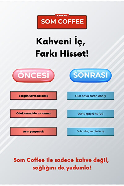 som ınternatıonal SOM COFFEE – Doğal Enerji, Güçlü Bağışıklık ve Zihinsel Canlılık Tek Fincanda!