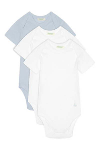 United Colors of Benetton Boy Set of 3 pairs of baby bodysuits 3GI70B079 Multicolor