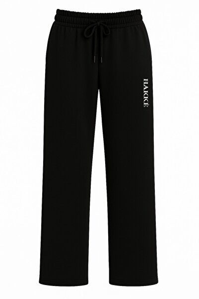 HAKKE Two Thread Print Wide Leg Pants