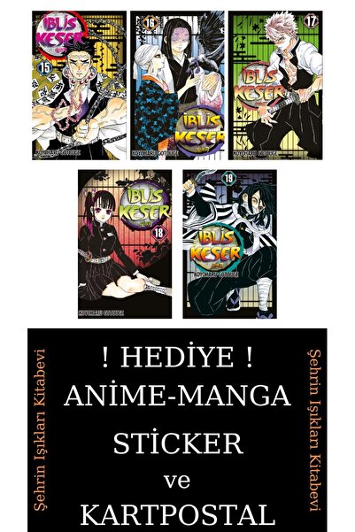 Gerekli Şeyler Yayıncılık İblis Keser 15-16-17-18-19 Manga Seti (5 KİTAP) / D...