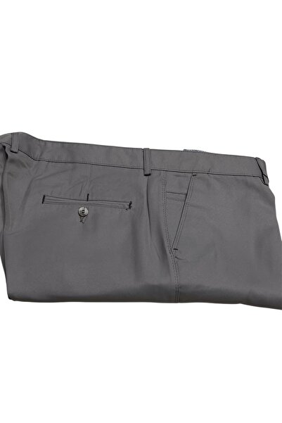 PANTMEN Büyük beden (56-58-60)açık kahve pamuklu keten Baba pantolonu