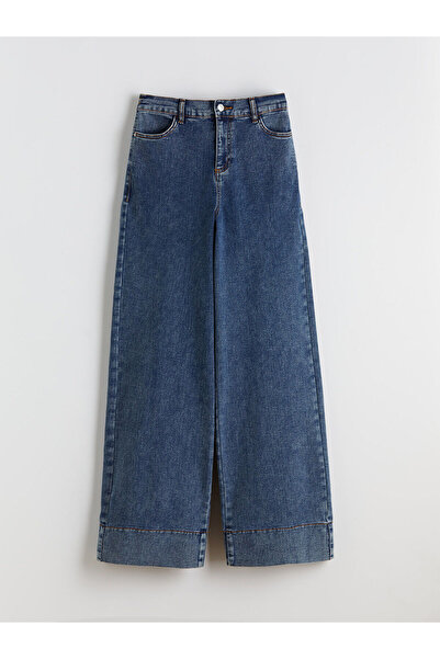 LC Waikiki Indigo Wideleg Women's Jean Pants