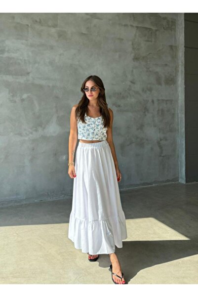 BETULAKSUBUTİK Flower Patterned Vest