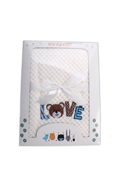 Cangaroo Păturică Bebe Cocolino Freya Alb 110x80 cm