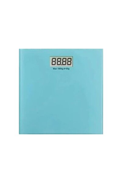AboutThePerfect Mavi Dijital Banyo Baskülü, 180kg Kapasiteli, Akıllı ve Doğru Ölçüm Tartısı