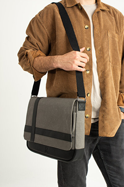MEGA ÇANTA Canvas Series Large Volume Messenger Men's Bag