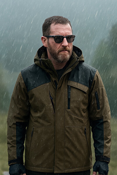 DYNAMO Dark Camel Thermal Coat