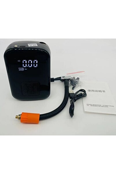 Flippy Ασύρματη αντλία αέρα, Flippy, 150 PSI, μπαταρία 2000 mAh, ψηφιακή οθόνη, 12,7 x 8,5 cm, μαύρο