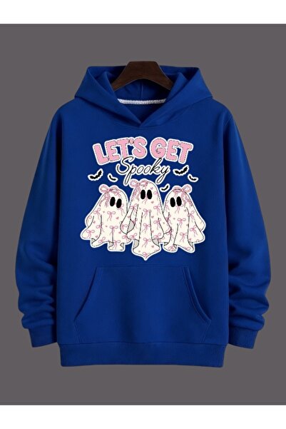 ArtYus Unisex Ghost Colorful Special cu imprimeu Cotton supradimensionat cu g...