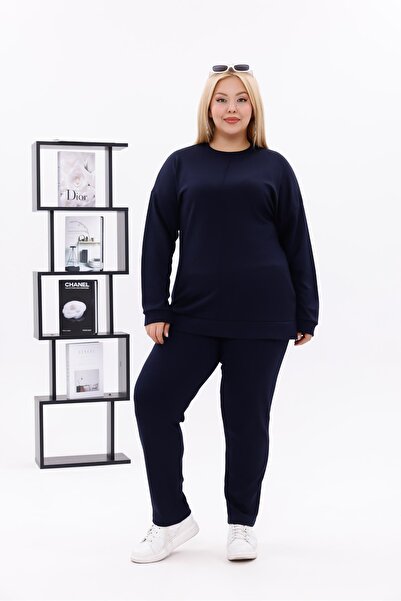 Siyezen Plus Size Modal Set with Green Front