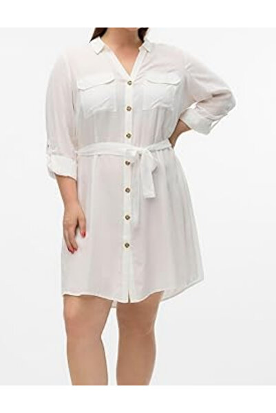 Vero Moda midi dress, white