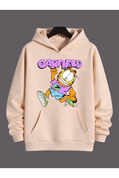 ArtYus Unisex Garfield Colorat Special cu imprimeu Bumbac supradimensionat cu...