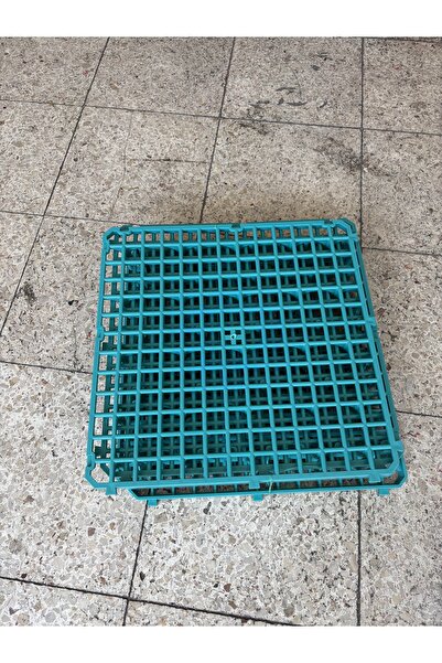 AN-GA AVM Güvercin Kümes Taban Izgarası Kalın 40x40 - 4 Adet (Turkuaz)