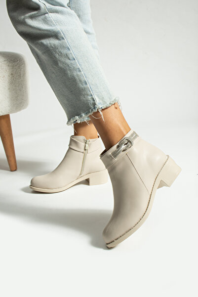 nevanın pabuçları Merda taş toka detaylı rahat kalıp kadın bot