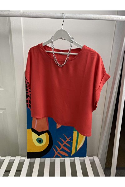 BETULAKSUBUTİK Viscose Short Tshirt