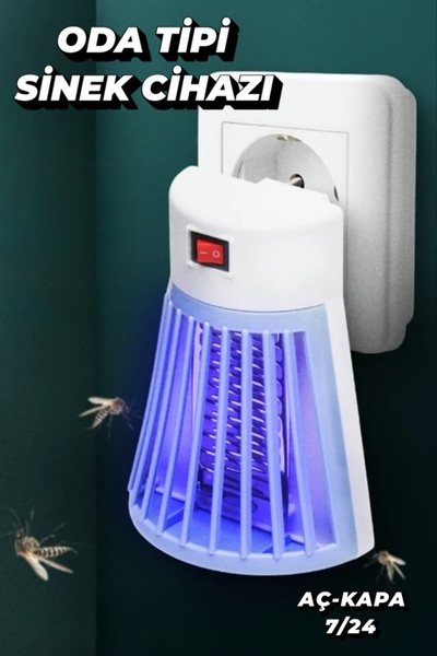 xolo Priz Tipi Elektrikli Sinek Öldürücü Gece Lambası LTX01 Aç Kapa 7/24