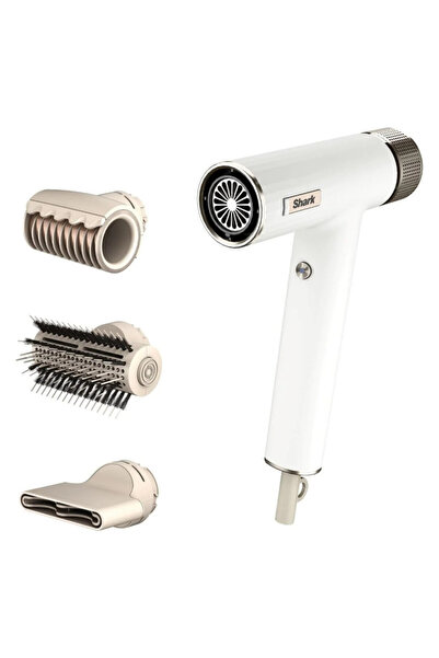 Shark HD333EU Hair Dryer, 1700 W, 3 modes, Cold spray, 3 attachments, Up to 1...