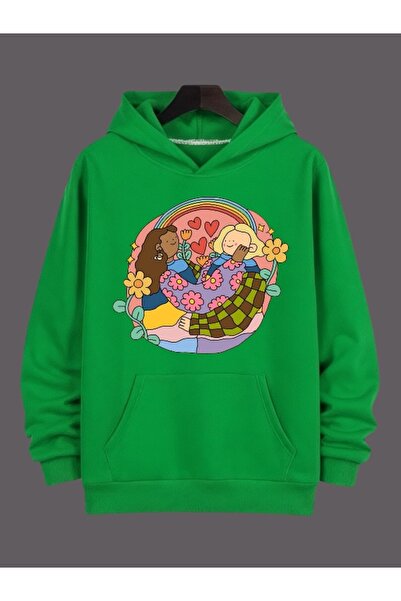 ArtYus Unisex Friends Colorful Special cu imprimeu Cotton supradimensionat cu...