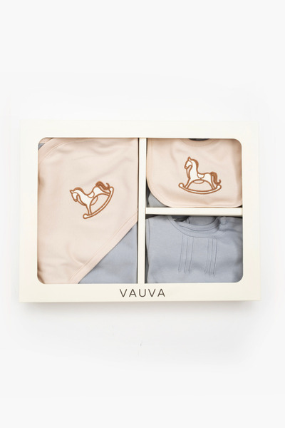 Vauva Yenidoğan Bebek Seti – İlk Günü Özel Kılın! %100 Pamuk | Unisex / Kız / Erkek Seçenekli