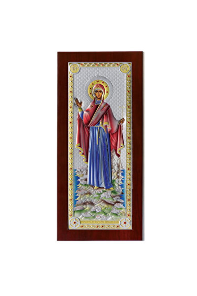 IcoaneDeArgint Icoana Maicii Domnului de la Athos Argint Color