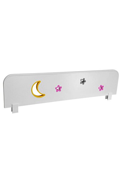 Atelierul Pat Copii SRL Paravan protectie pat copii SKY-F cu decupaje si ornamente colorate - 70 x 18 cm