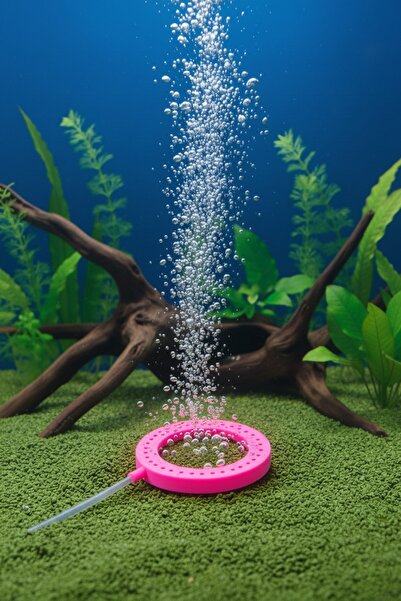 MD×JOA Akvaryum Hava Taşı ☂ KarışıkRenk ☂ Halka Hava Taşı ☂ Küçük Akvaryum Mo...