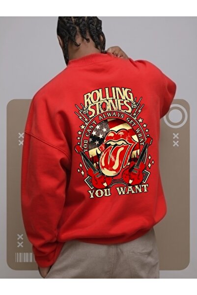 Wish BF Hanorac unisex pentru bărbați/femei ROLLING STONES Colorat Personaliz...