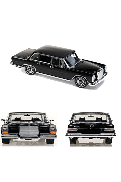 Cici Oyuncak 1963 Mercedes-Benz 600 - 1:24 Scale Diecast Model Car Black Edit...