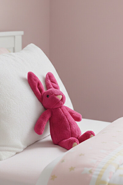 ROZİTOYS Yumuşacık Peluş Tavşan Hediyelik Bebek Uyku ve Oyun Arkadaşı 45 cm O...