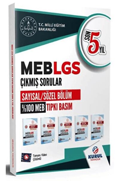 Kurul Yayıncılık LGS Son 5 Yıl Tıpkı Basım Çıkmış Soru Kitapçıkları