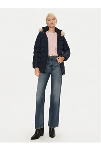 Tommy Hilfiger Geacă de puf pentru femei WW0WW43600 Albastră