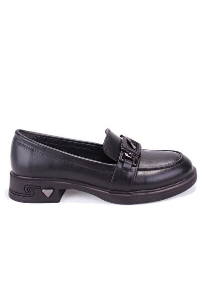 DAGOSTER Dza07-1270309 Black Casual Loafer Women's Shoes