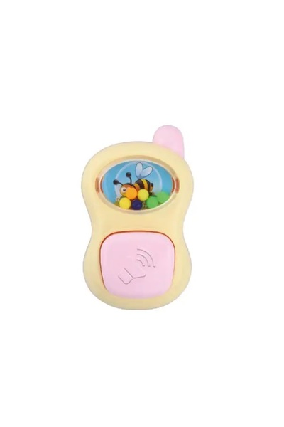 huanger - Baby Mobile Phone Rattle Toy With Bee Design-Pink
