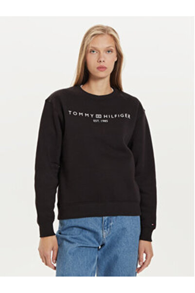 Tommy Hilfiger Hanorac pentru femei WW0WW39791 Negru