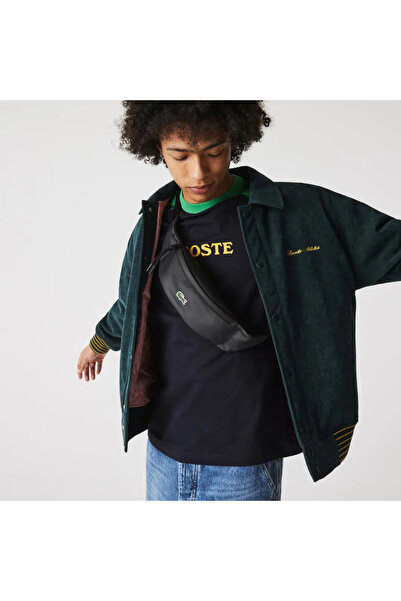 Lacoste Unisex Black Waist Bag