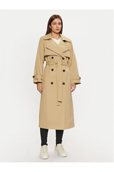 Tommy Jeans Trench pentru femei DW0DW20280 bej