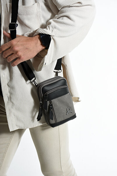 MEGA ÇANTA Canvas Series Multi-Compartment Crossbody Men's Bag