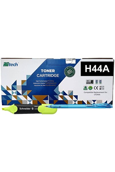Retech Set Toner Compatibil HP44A, CF244A Negru, 1000 pagini, Pix cu mecanism...