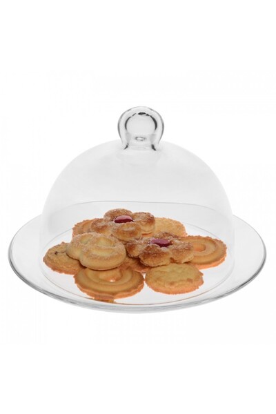 Vidivi Plate set with tempered glass lid, BANQUET collection, 21xh13.5cm