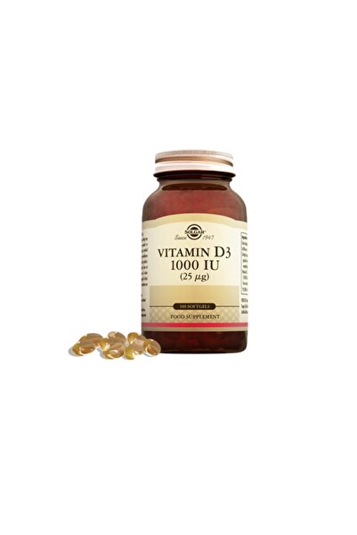 Solgar فيتامين د3 1000يو 100 كبسولة