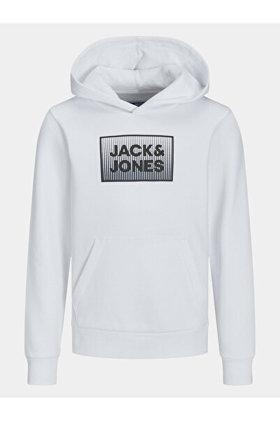 Jack & Jones Φούτερ Jack Jones Junior Boy 12249653 Λευκό
