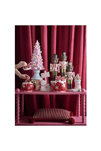 BraziPremium By OLLMA Christmas decoration Snowman model with sweets, 27x16x9 cm, multicolor