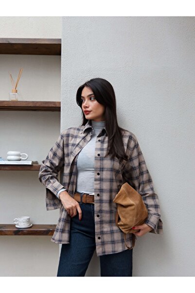 ESRAHELVACI Oversize Plaid Shirt